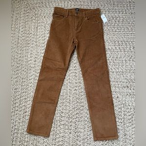 Boys Gap original straight Corduroy Jeans size 14 NWT!